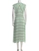 Proenza Schouler Striped Midi Length Dress