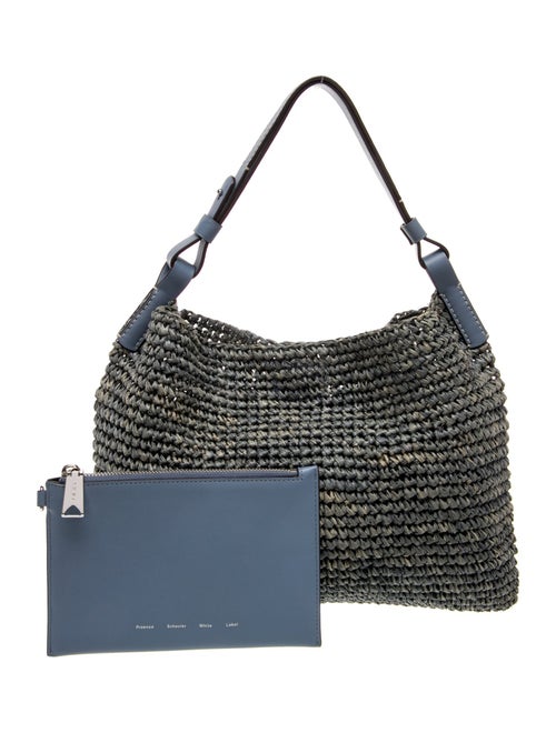 Proenza Schouler White Label Raffia Hobo
