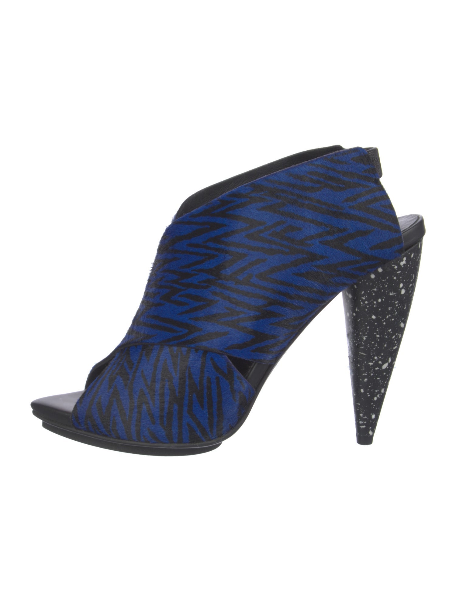 Proenza Schouler Ponyhair Printed Mules