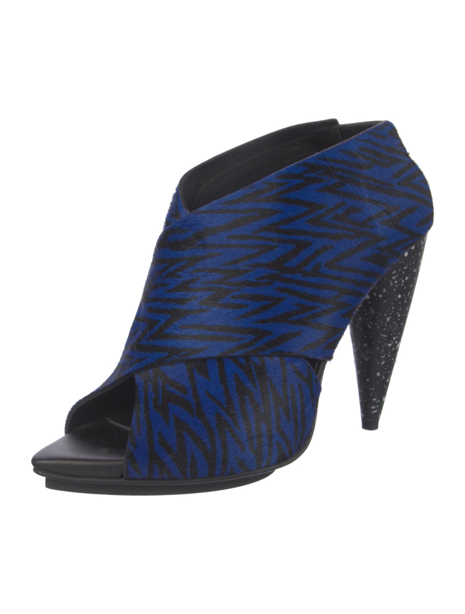 Proenza Schouler Ponyhair Printed Mules