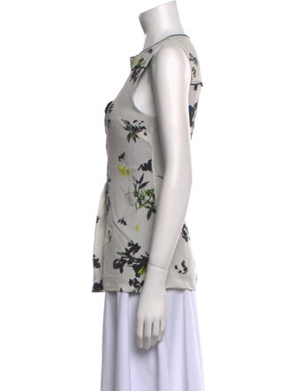 Proenza Schouler Silk Printed Blouse