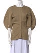 Proenza Schouler Linen Crew Neck Blouse