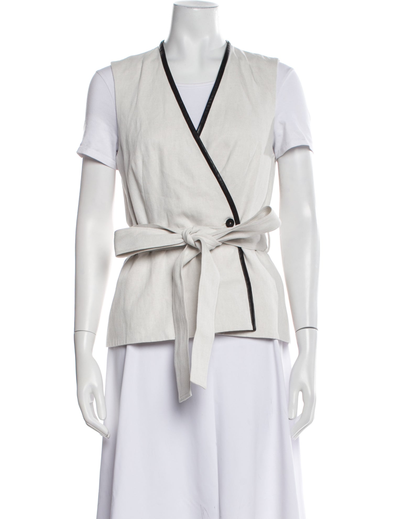 Proenza Schouler V-Neck Short Sleeve Blouse w/ Tags