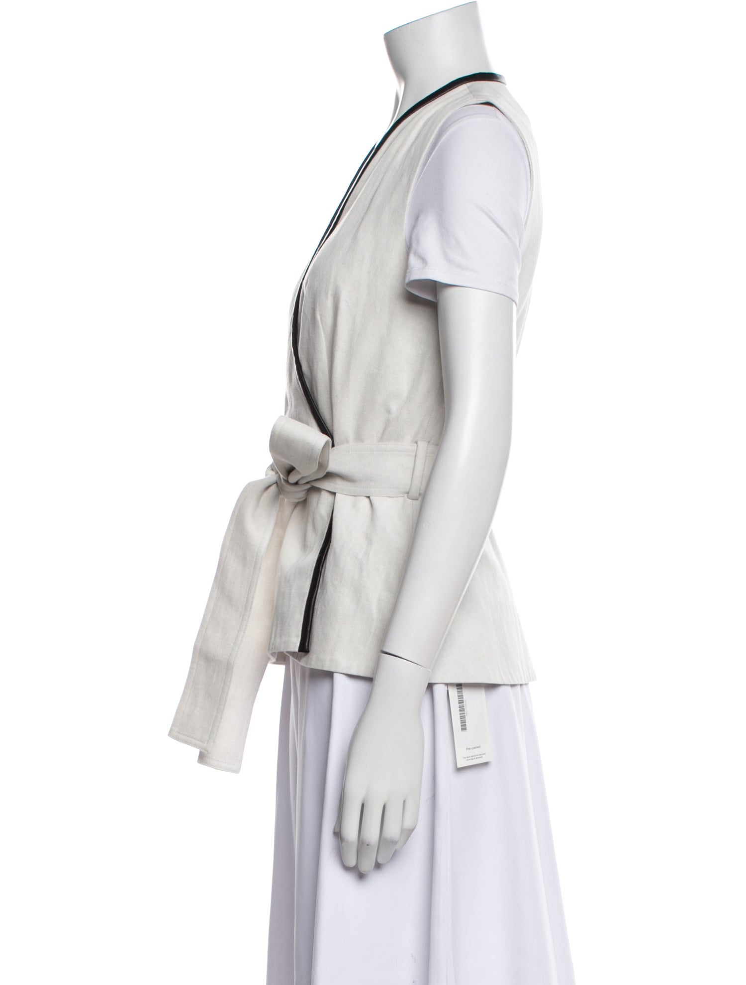 Proenza Schouler V-Neck Short Sleeve Blouse w/ Tags