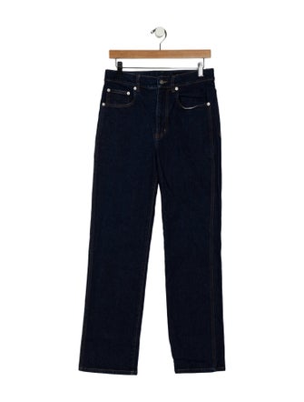 Proenza Schouler Mid-Rise Wide Leg Jeans