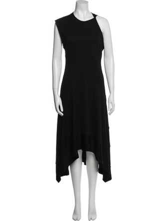 Proenza Schouler Crew Neck Midi Length Dress