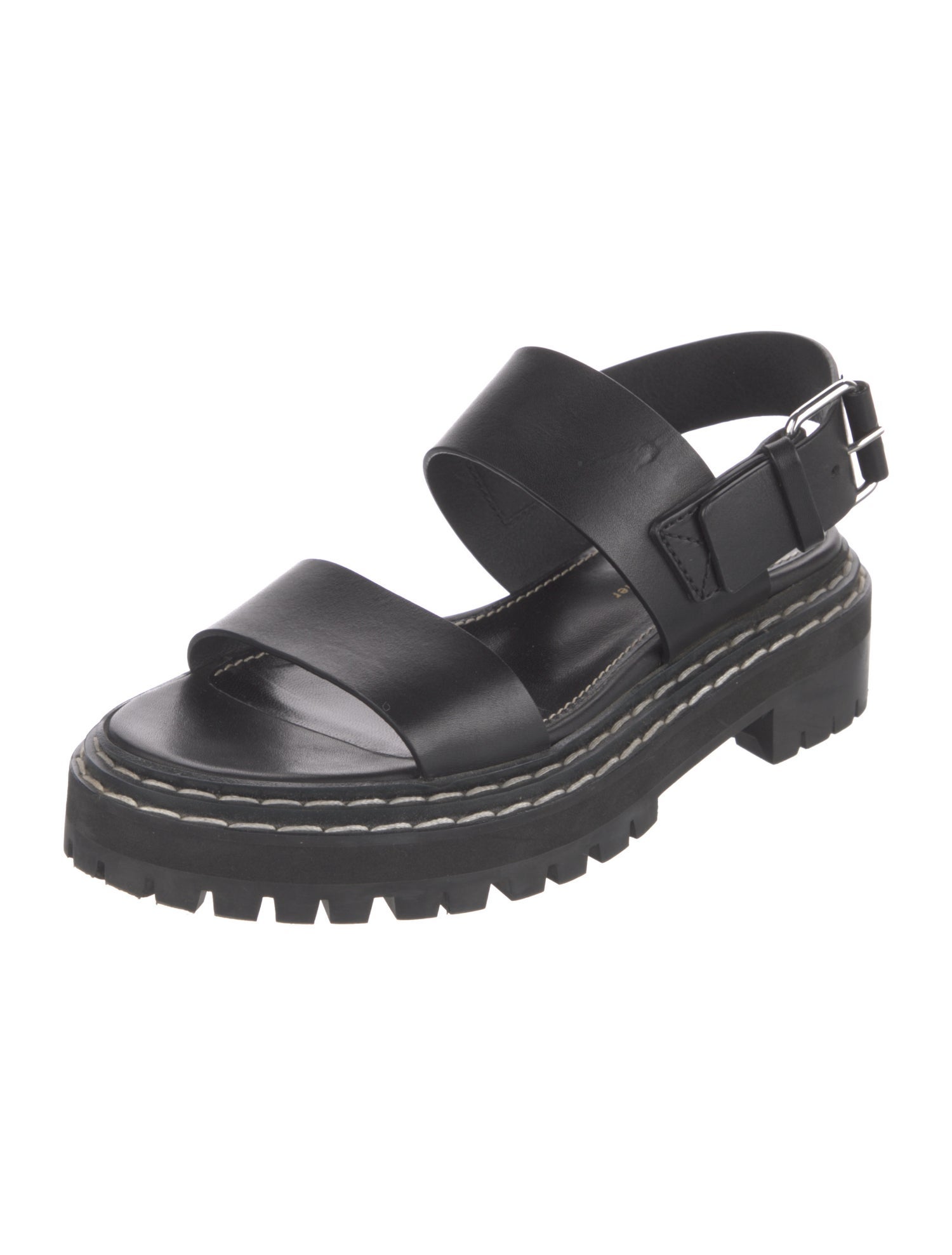 Proenza Schouler Leather Slingback Sandals