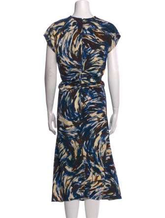 Proenza Schouler Printed Long Dress