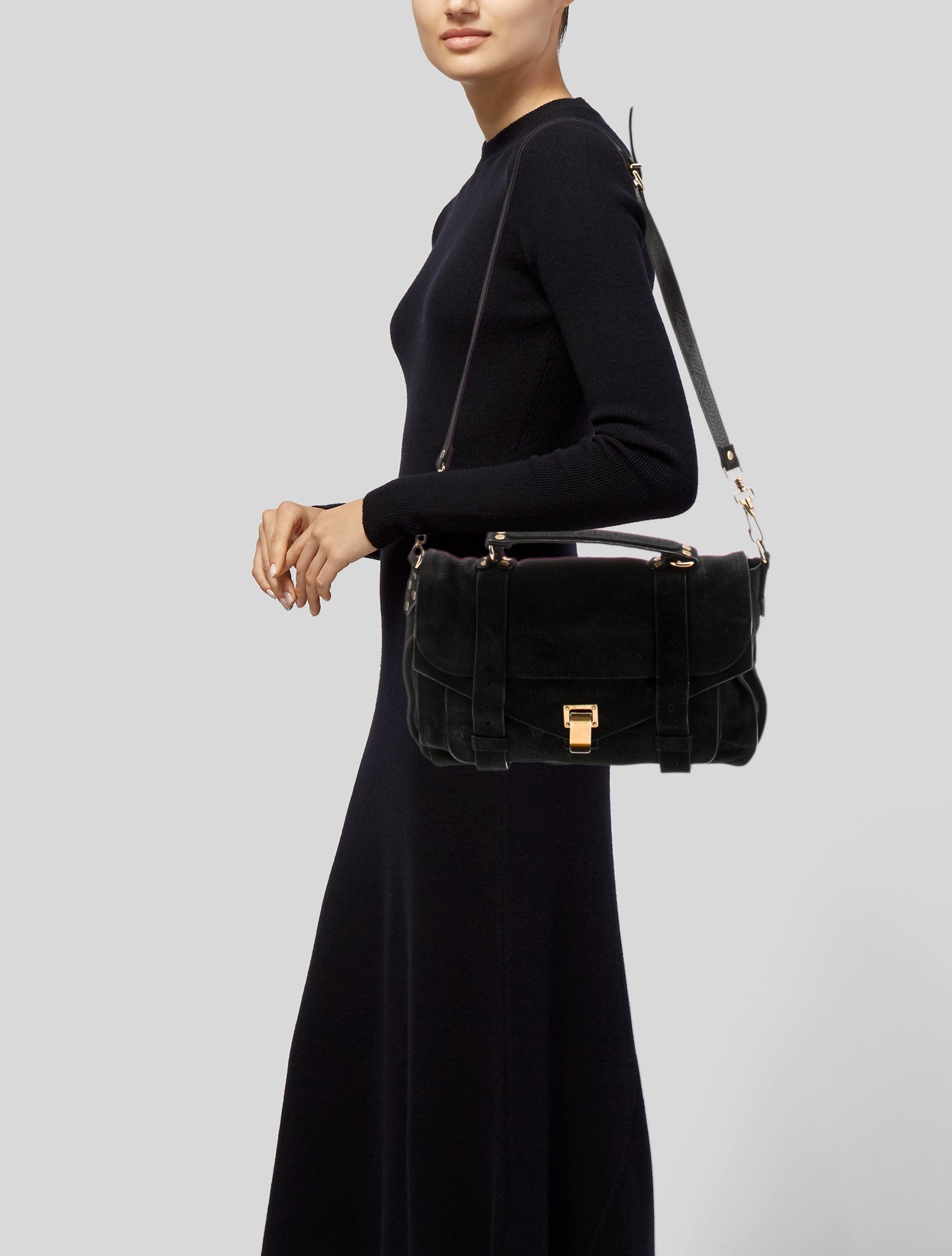 Proenza Schouler Suede Messenger Bag