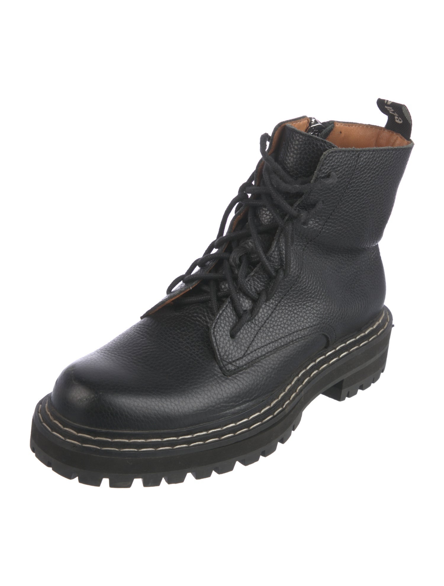 Proenza Schouler Leather Combat Boots