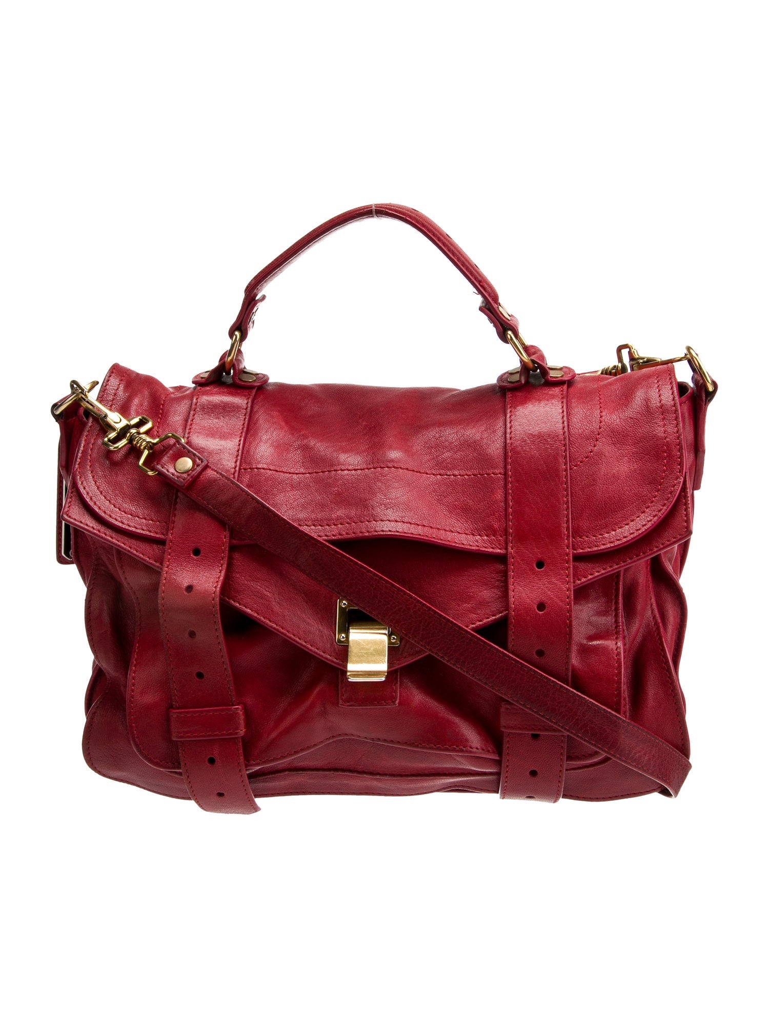 Proenza Schouler Leather Messenger Bag