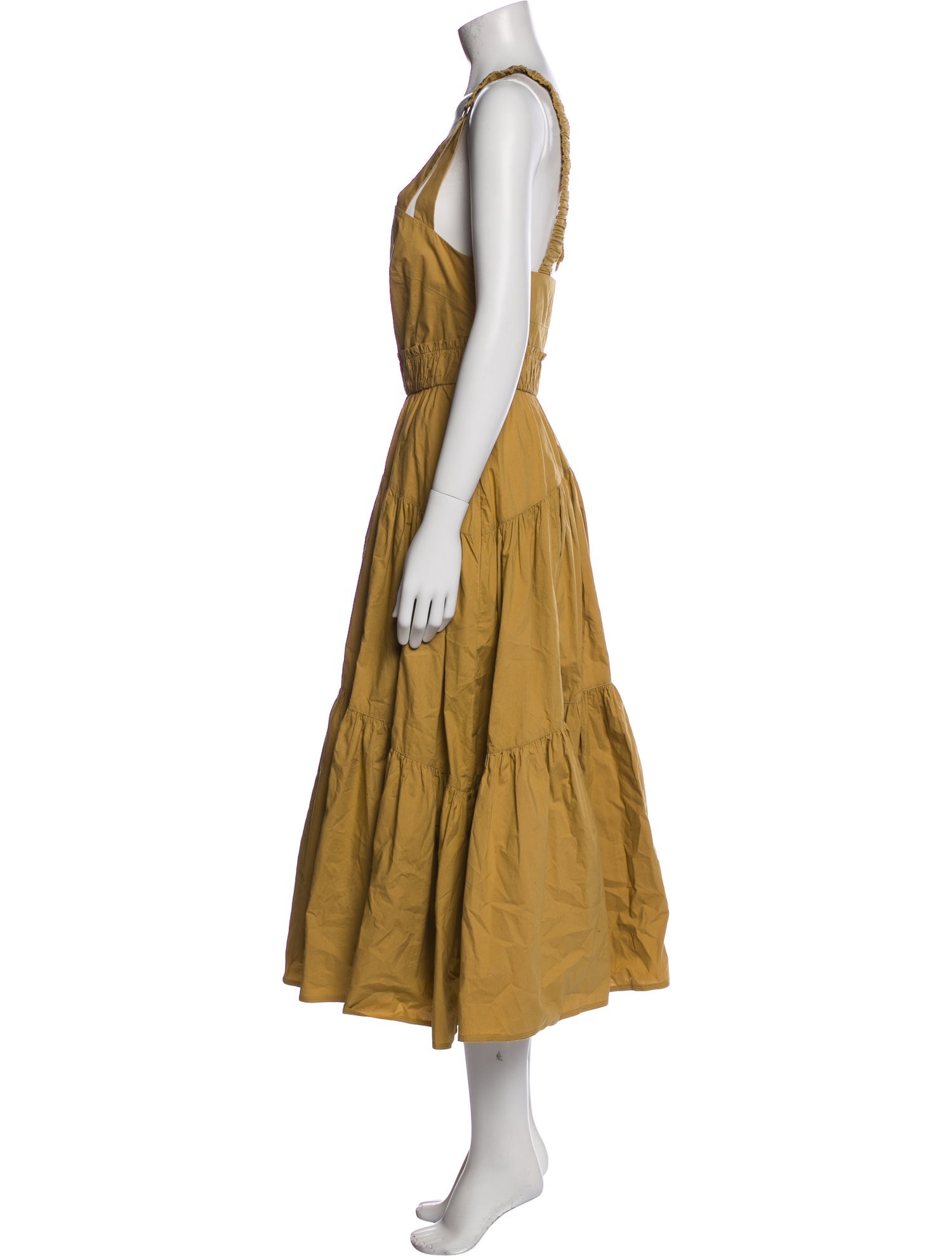 Proenza Schouler Square Neckline Long Dress