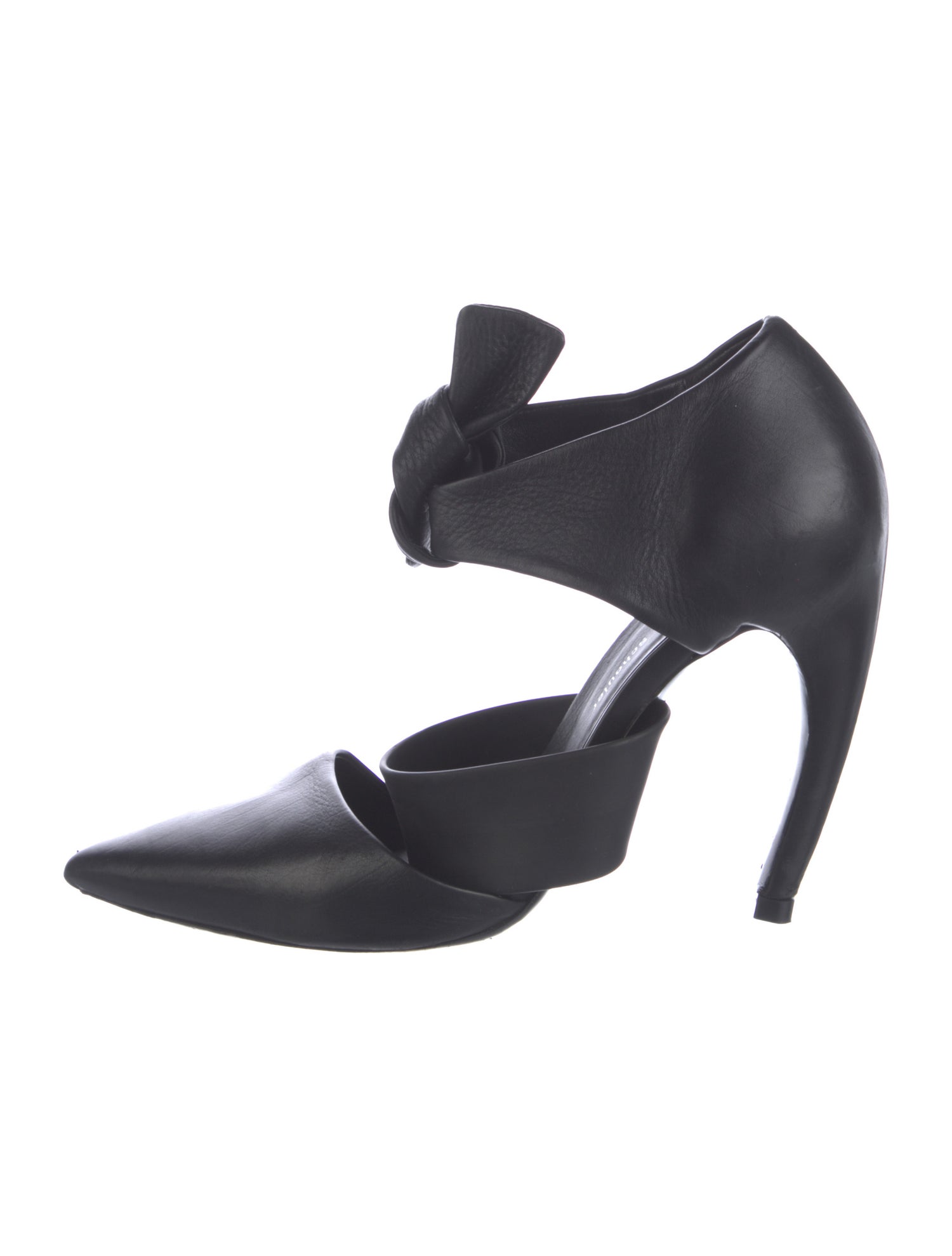 Proenza Schouler Leather D'Orsay Pumps