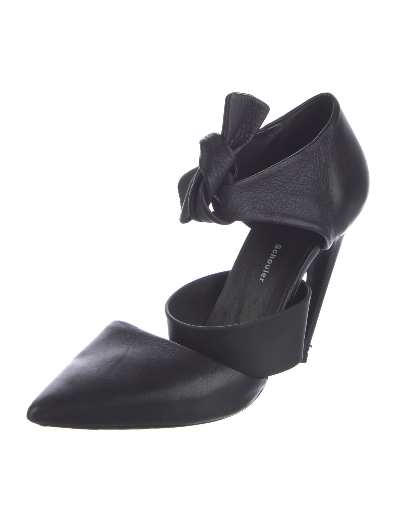 Proenza Schouler Leather D'Orsay Pumps