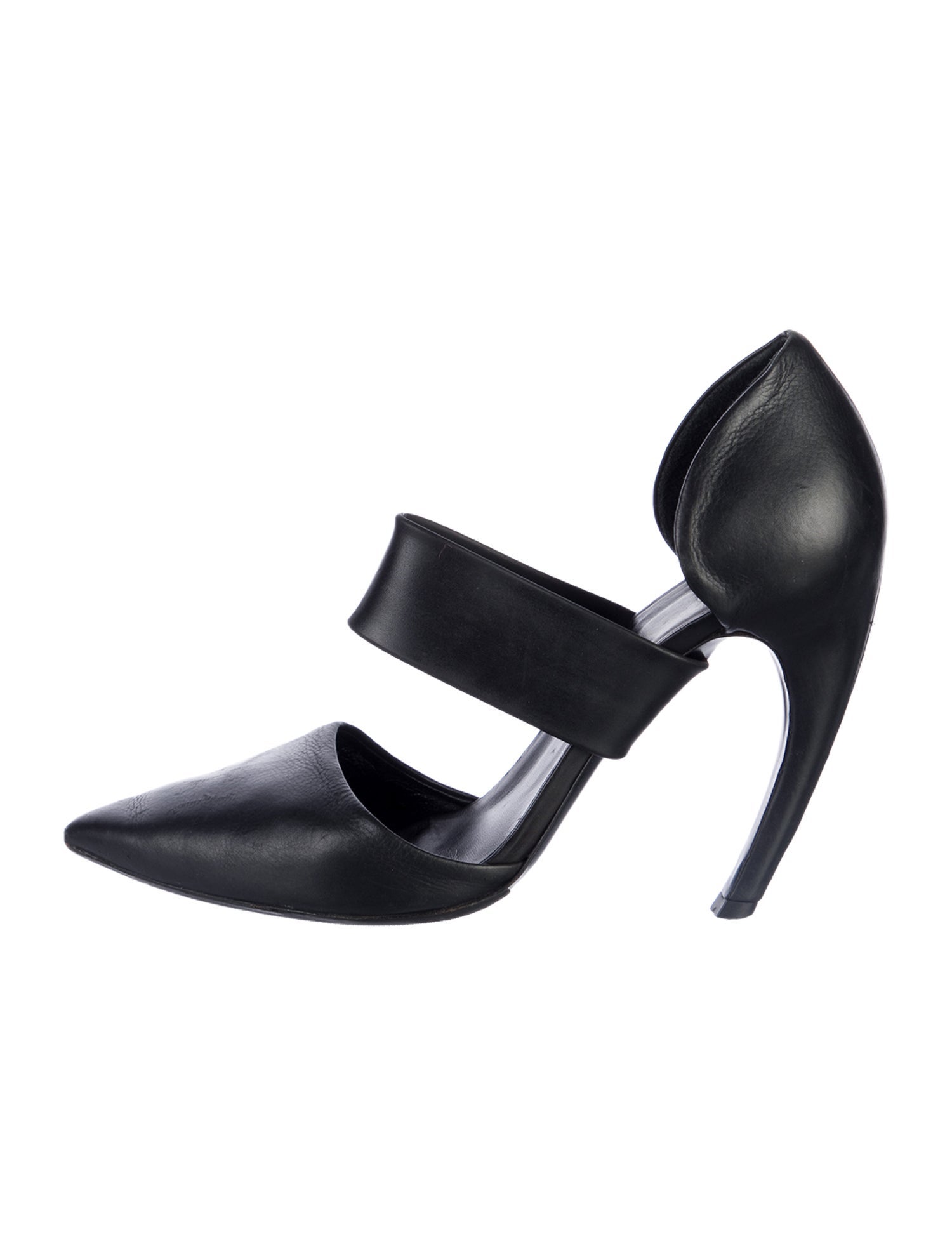 Proenza Schouler Leather D'Orsay Pumps