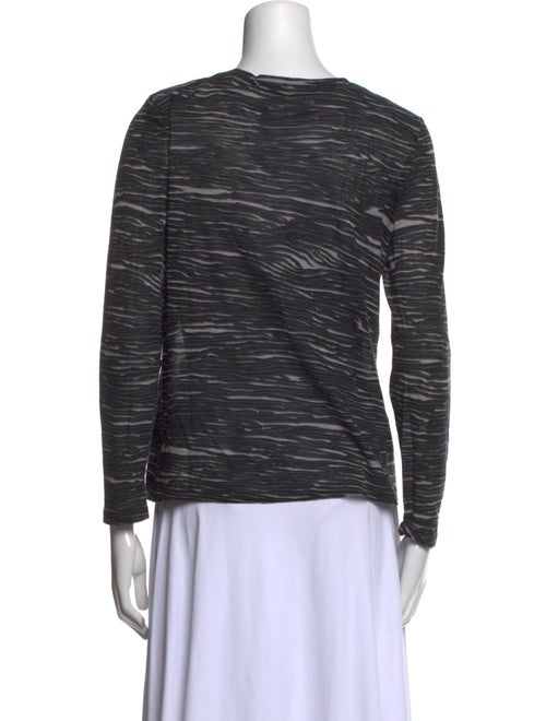 Proenza Schouler Striped Crew Neck Top