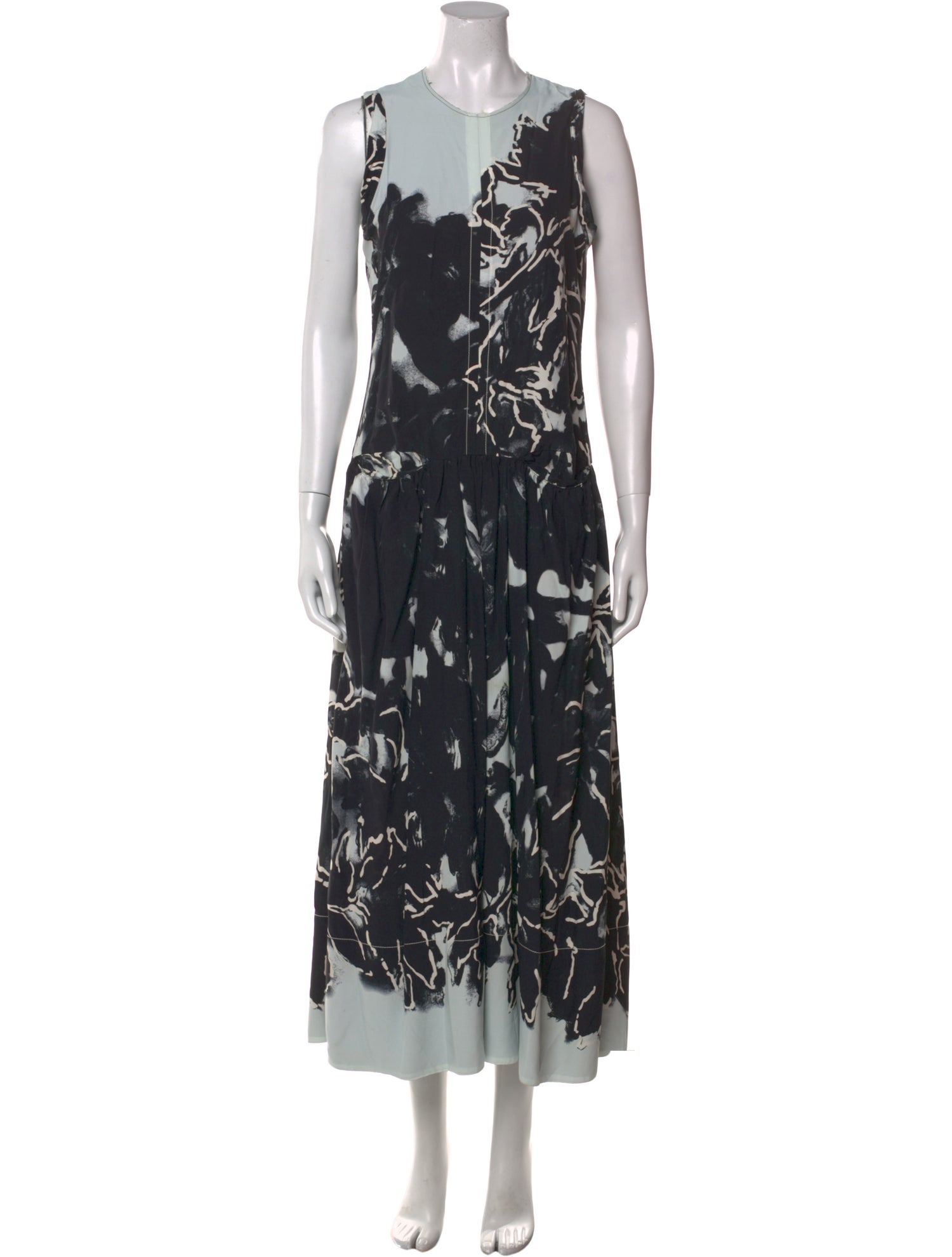 Proenza Schouler Printed Long Dress