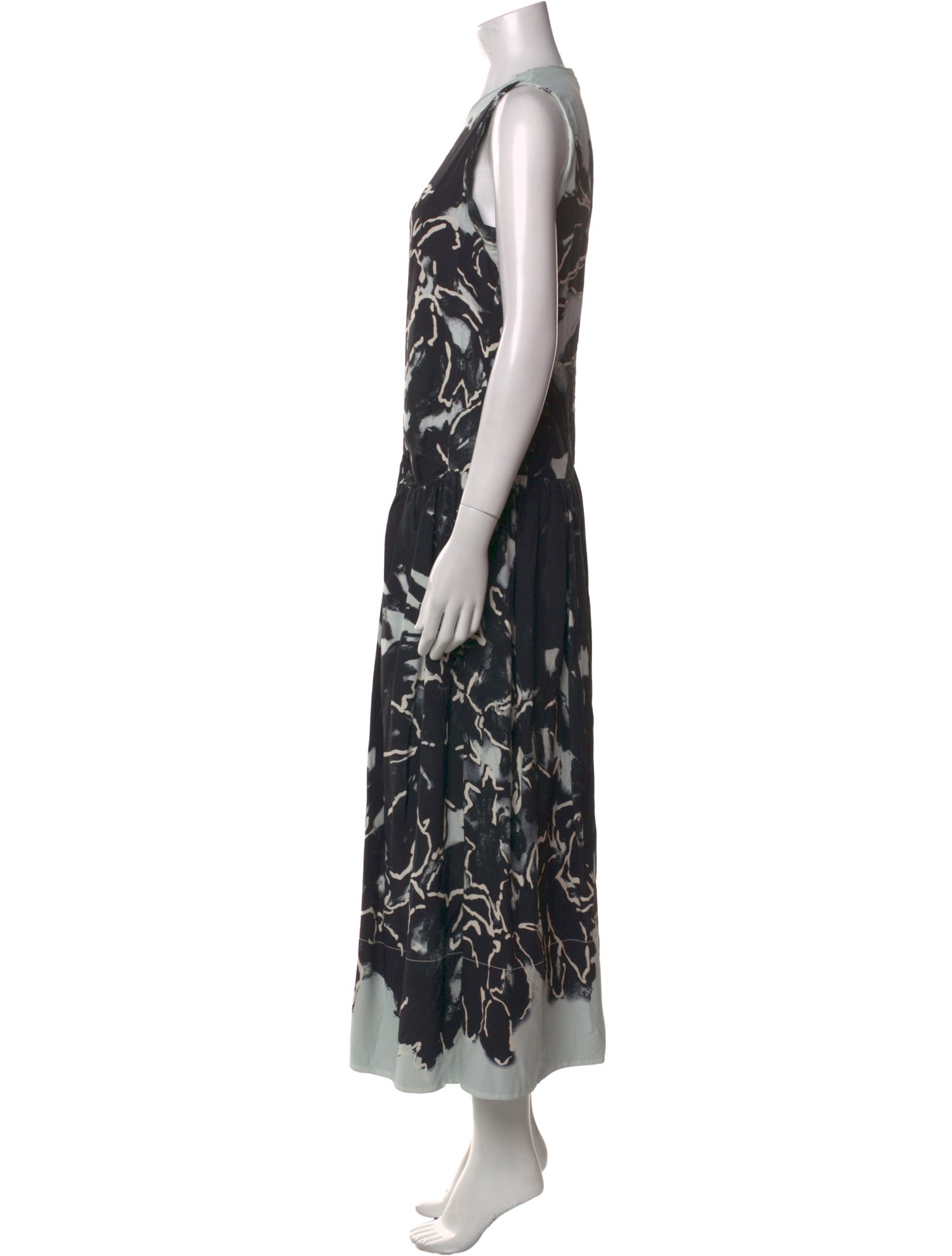 Proenza Schouler Printed Long Dress