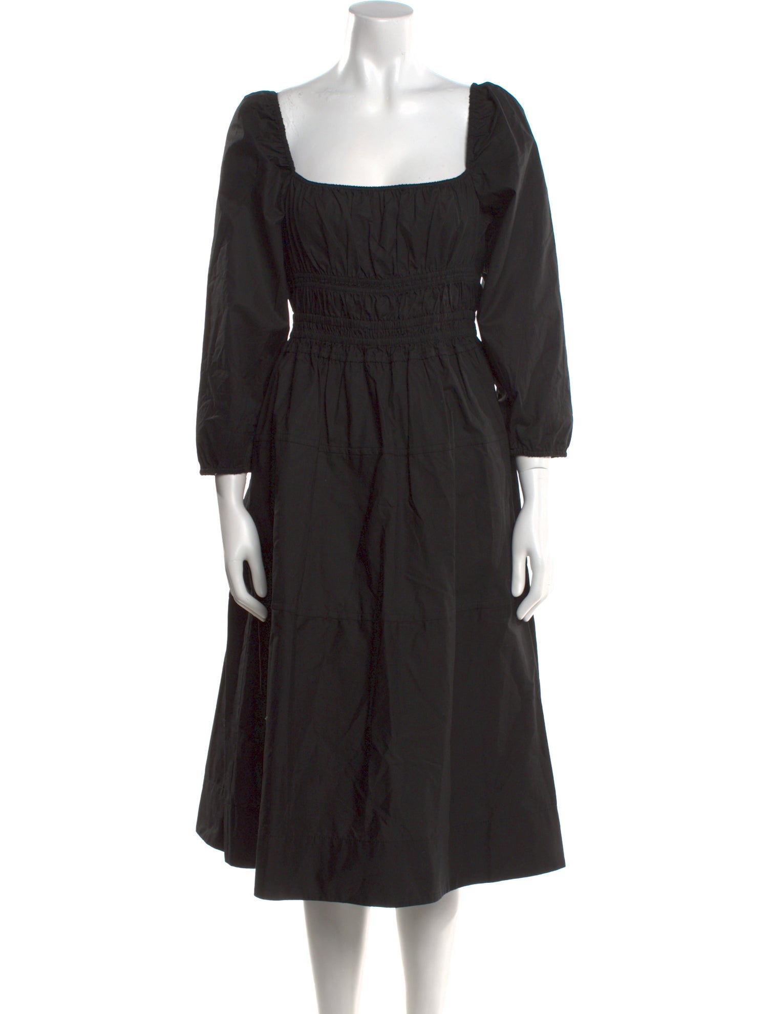 Proenza Schouler Square Neckline Midi Length Dress