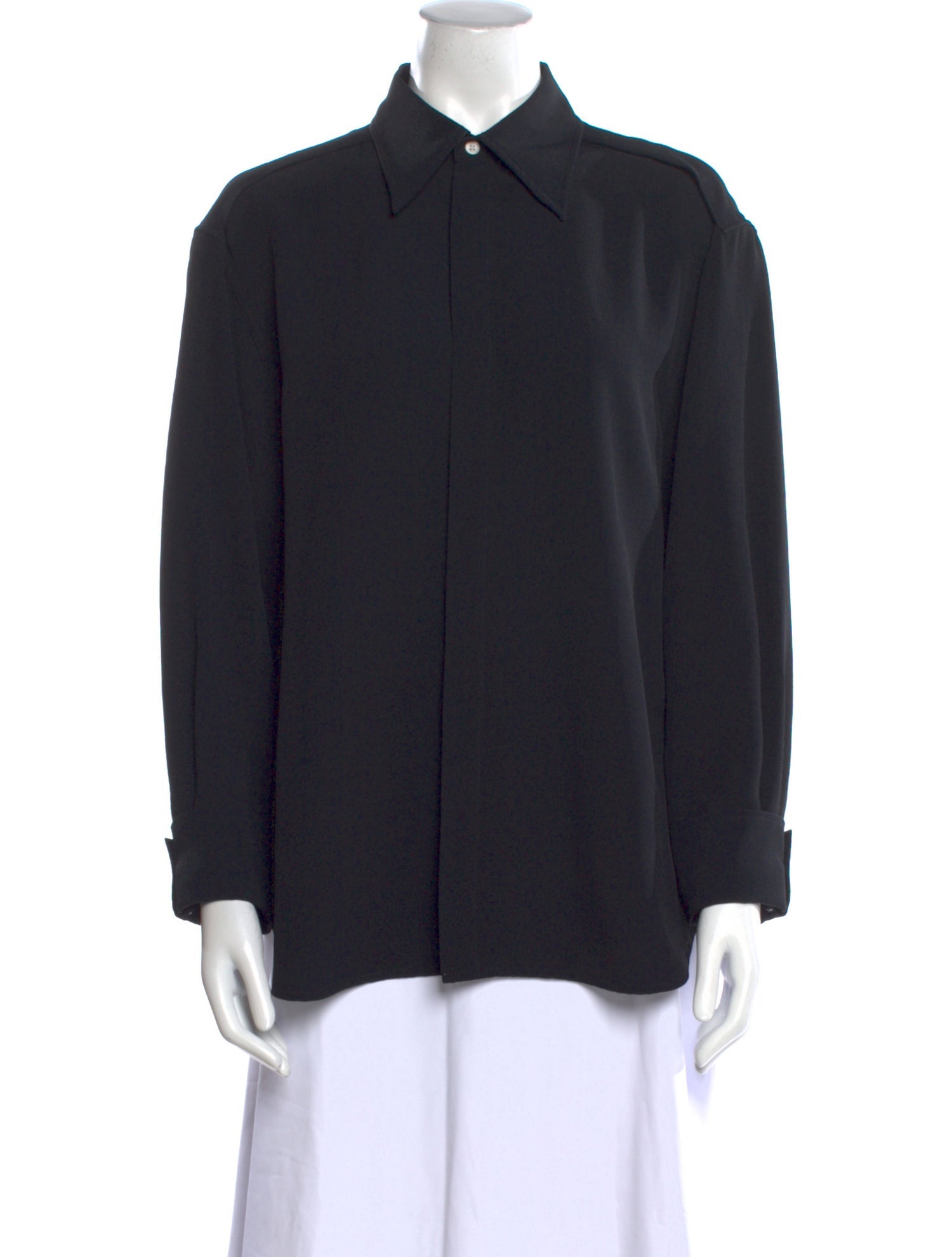 Proenza Schouler Long Sleeve Button-Up Top