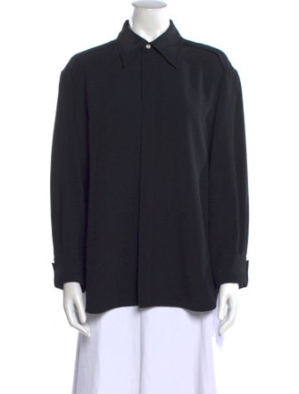 Proenza Schouler Long Sleeve Button-Up Top