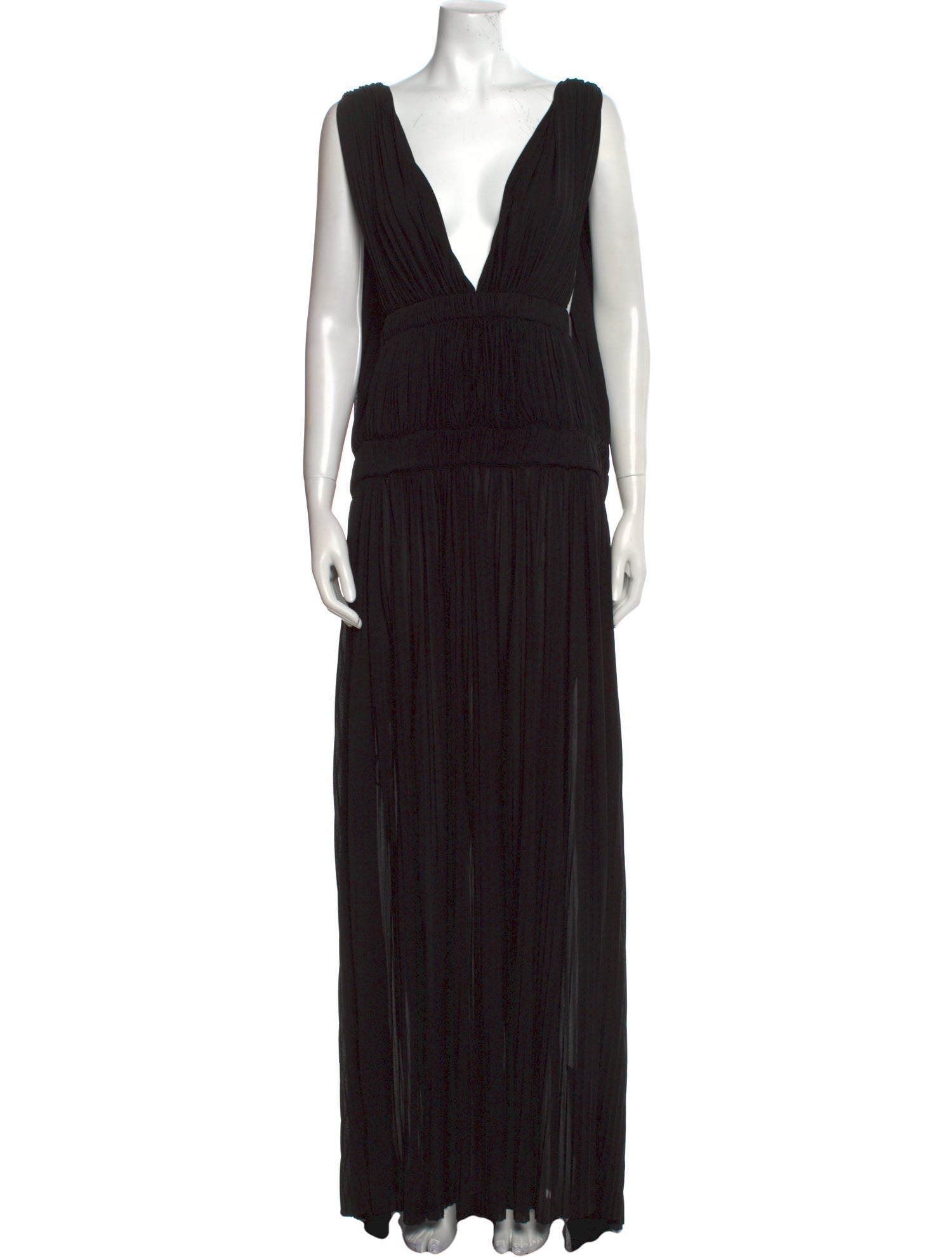Proenza Schouler V-Neck Long Dress