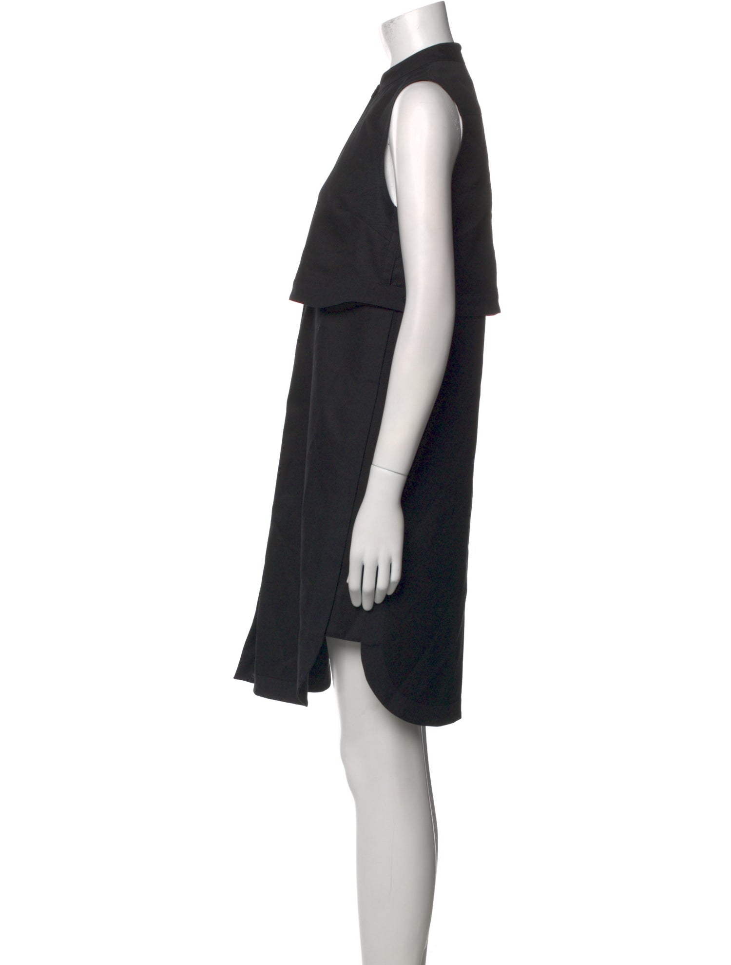 Proenza Schouler Mock Neck Mini Dress