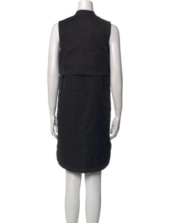 Proenza Schouler Mock Neck Mini Dress
