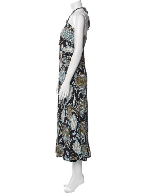 Proenza Schouler Printed Midi Length Dress