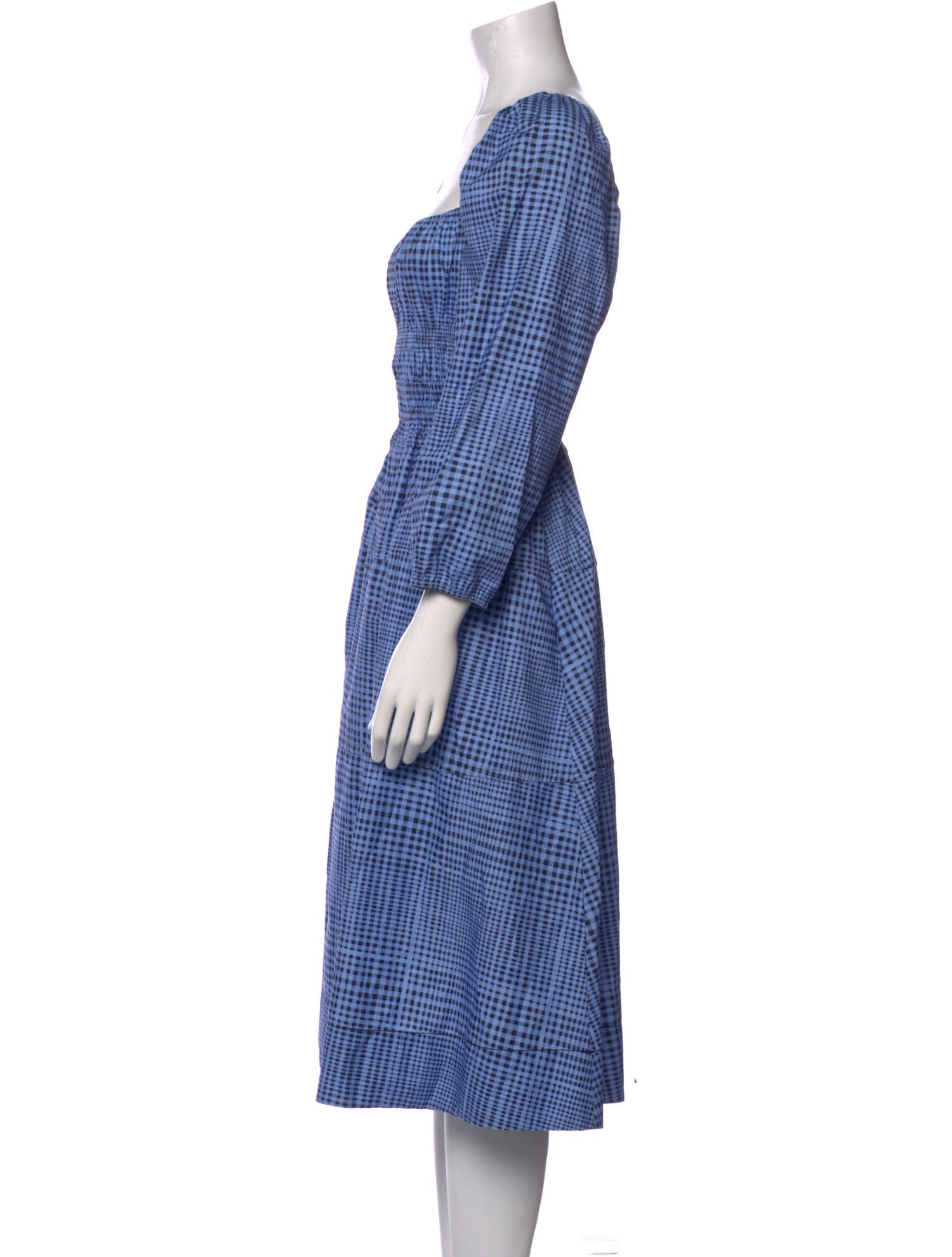 Proenza Schouler Plaid Print Midi Length Dress w/ Tags