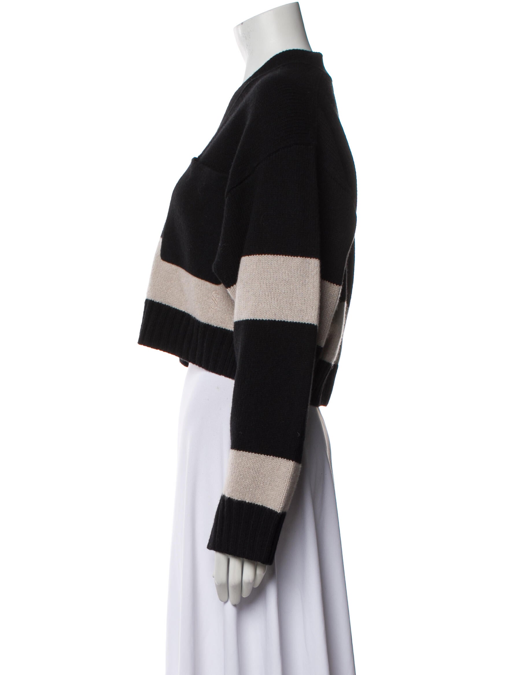 Proenza Schouler Wool Striped Sweater