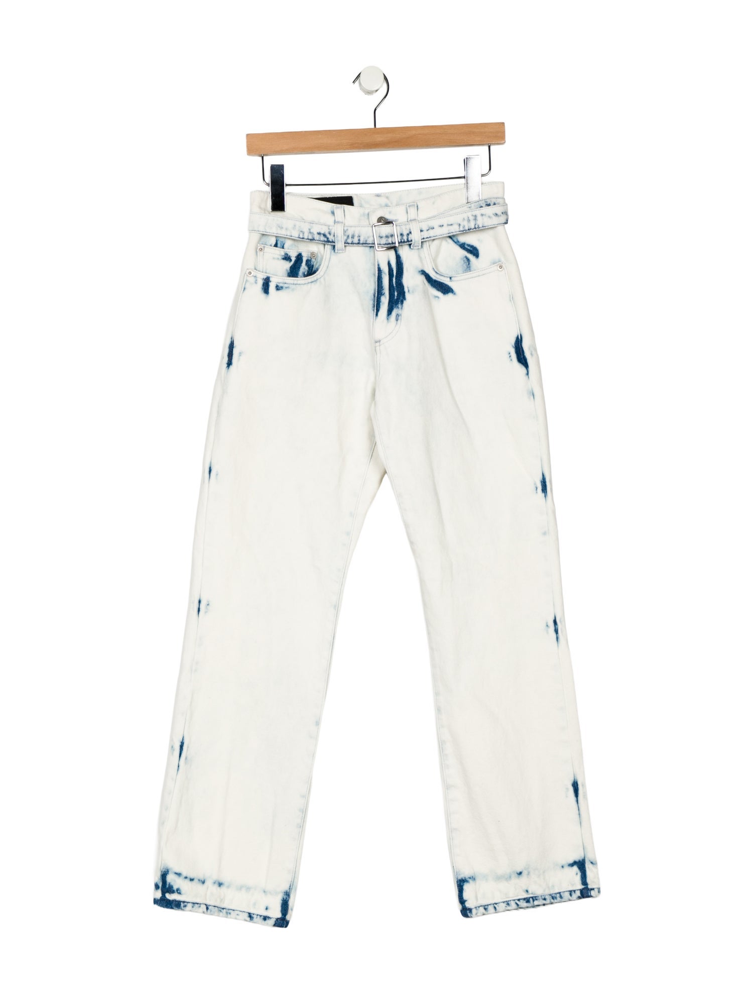 Proenza Schouler Mid-Rise Straight Leg Jeans