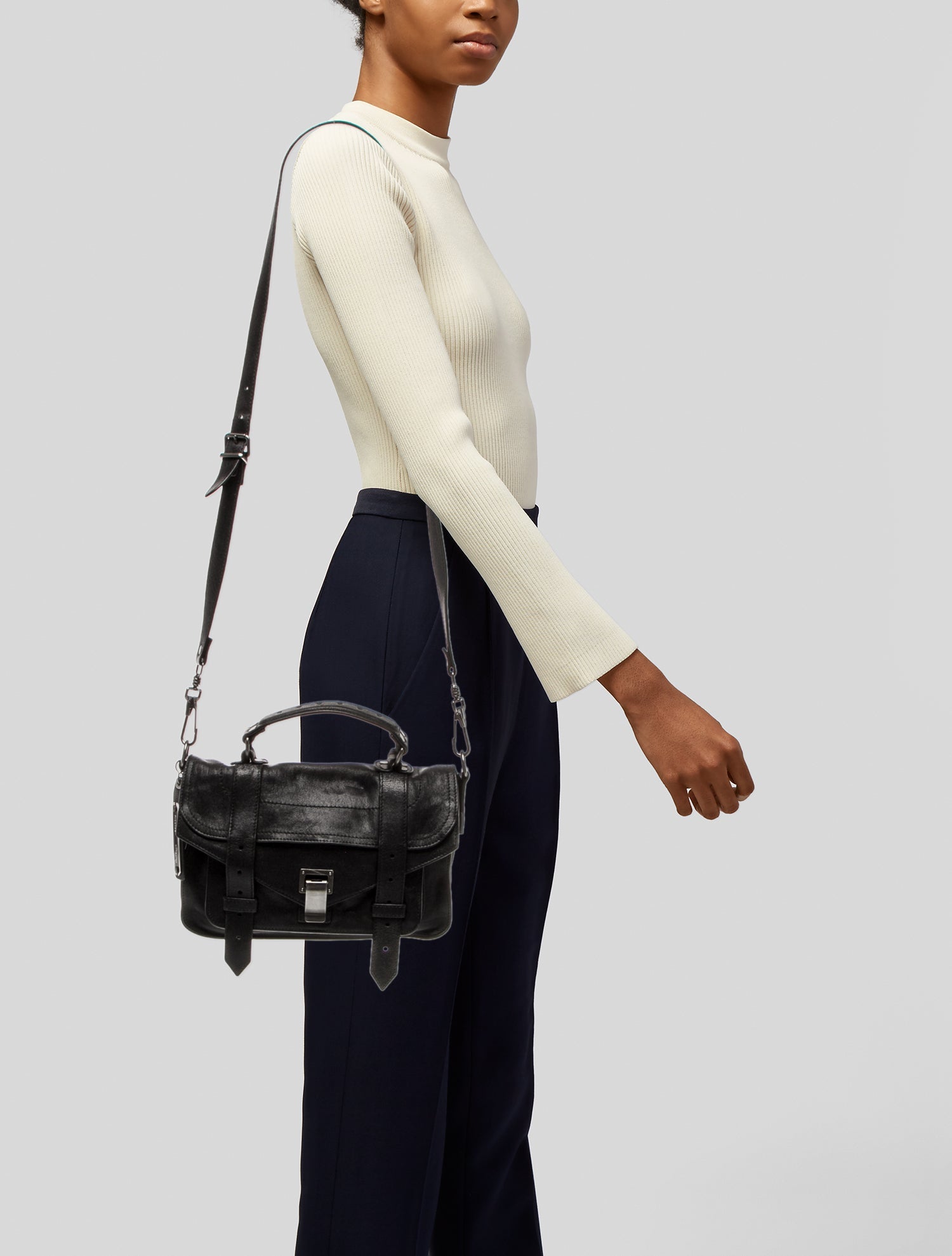 Proenza Schouler Leather Messenger Bag