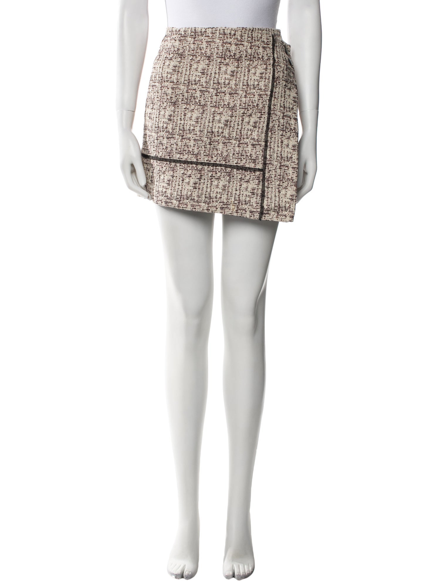 Proenza Schouler Tweed Pattern Mini Skirt