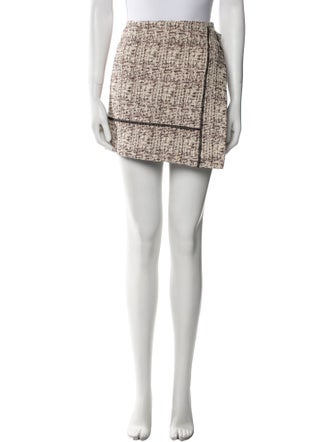 Proenza Schouler Tweed Pattern Mini Skirt