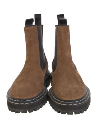 Proenza Schouler Suede Chelsea Boots