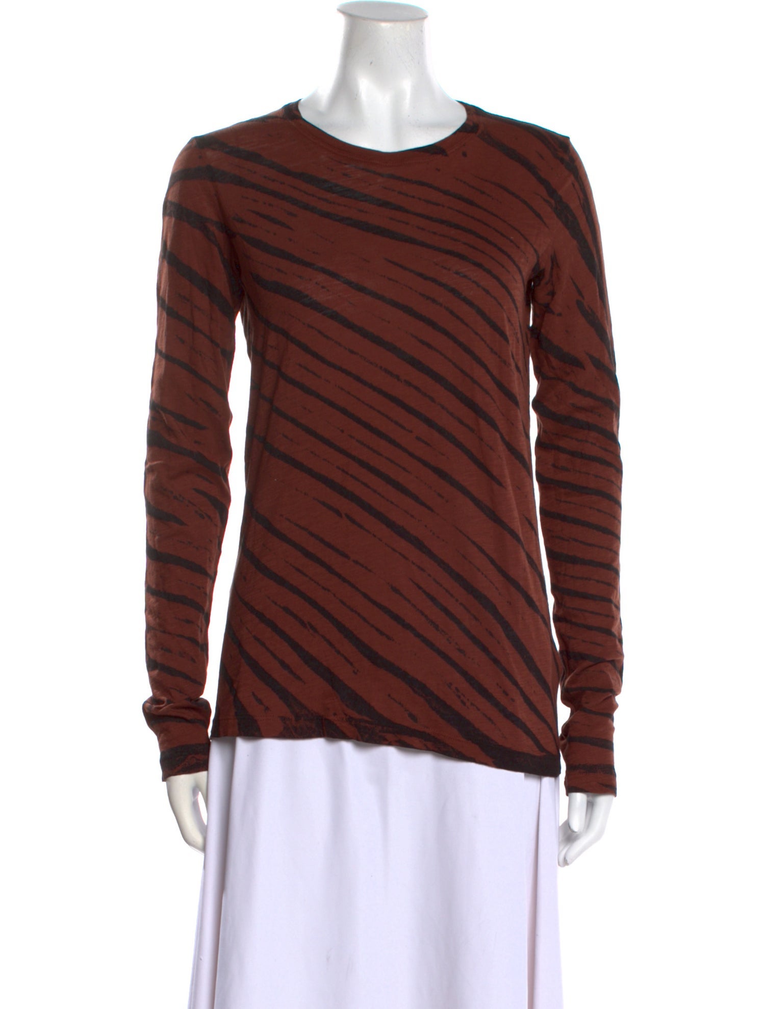 Proenza Schouler Striped Crew Neck Top w/ Tags