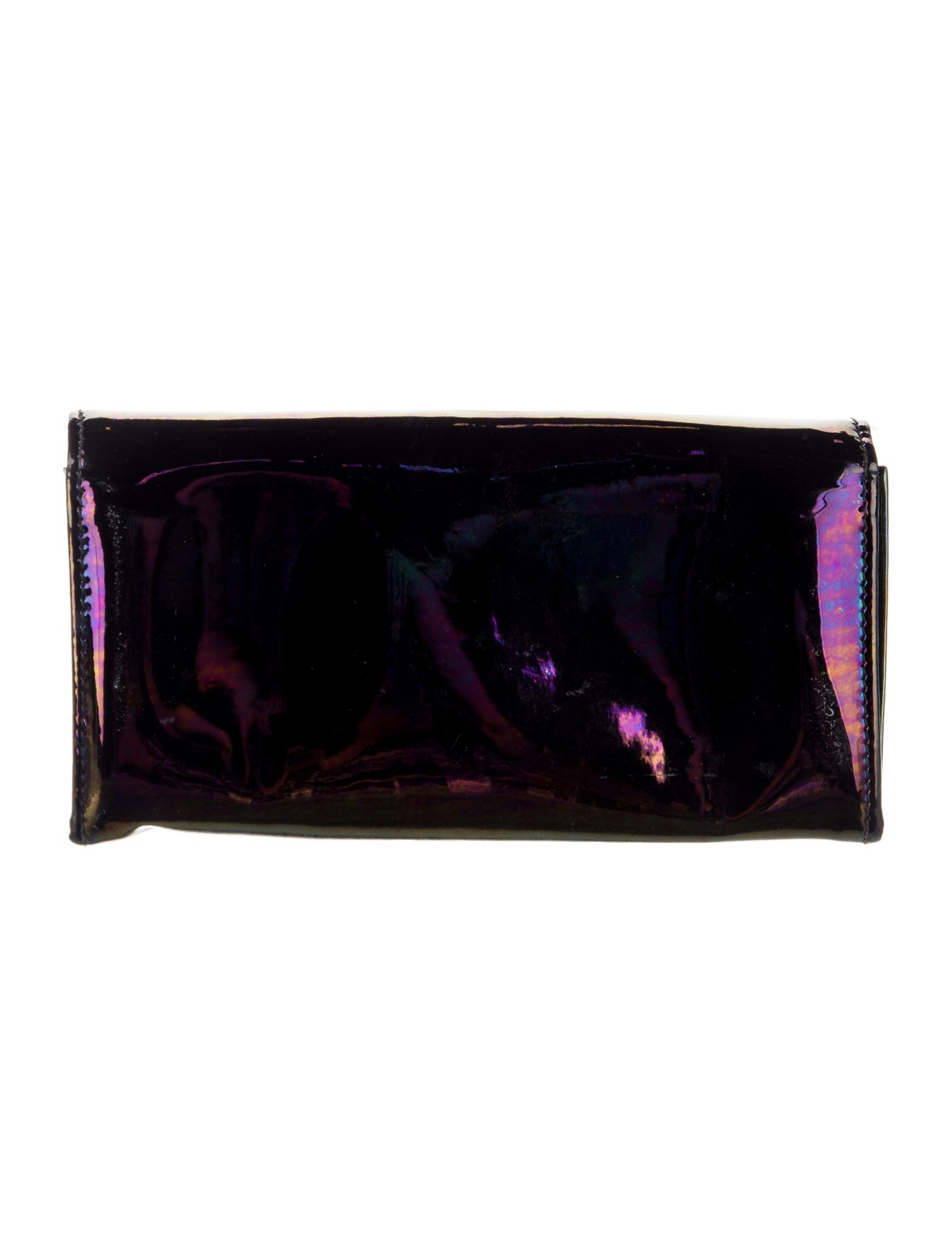 Proenza Schouler Patent Leather Printed Continental Wallet