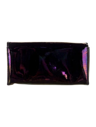 Proenza Schouler Patent Leather Printed Continental Wallet