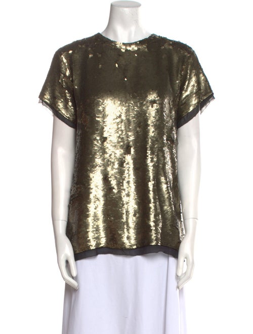 Proenza Schouler Silk Crew Neck T-Shirt