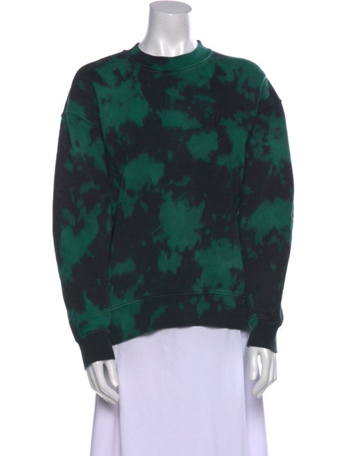 Proenza Schouler Tie-Dye Print Crew Neck Sweatshirt