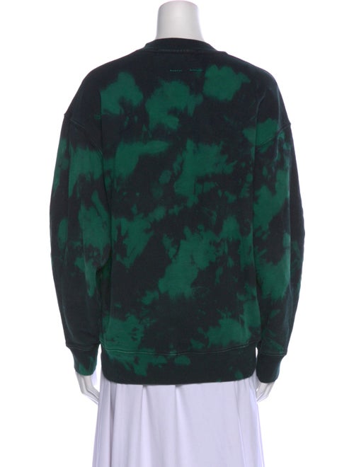 Proenza Schouler Tie-Dye Print Crew Neck Sweatshirt
