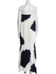 Proenza Schouler Tie-Dye Print Long Dress