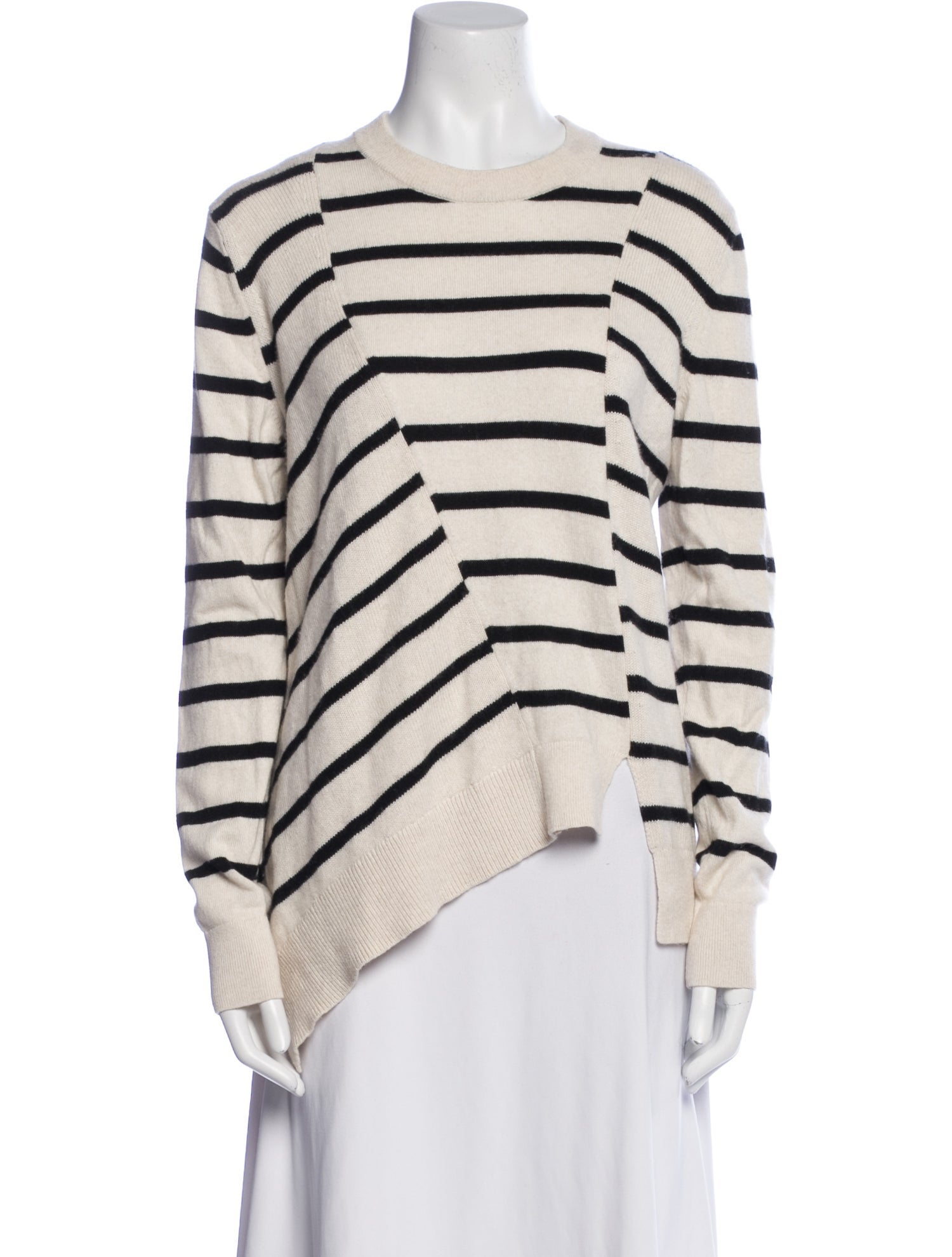 Proenza Schouler Striped Crew Neck Sweater