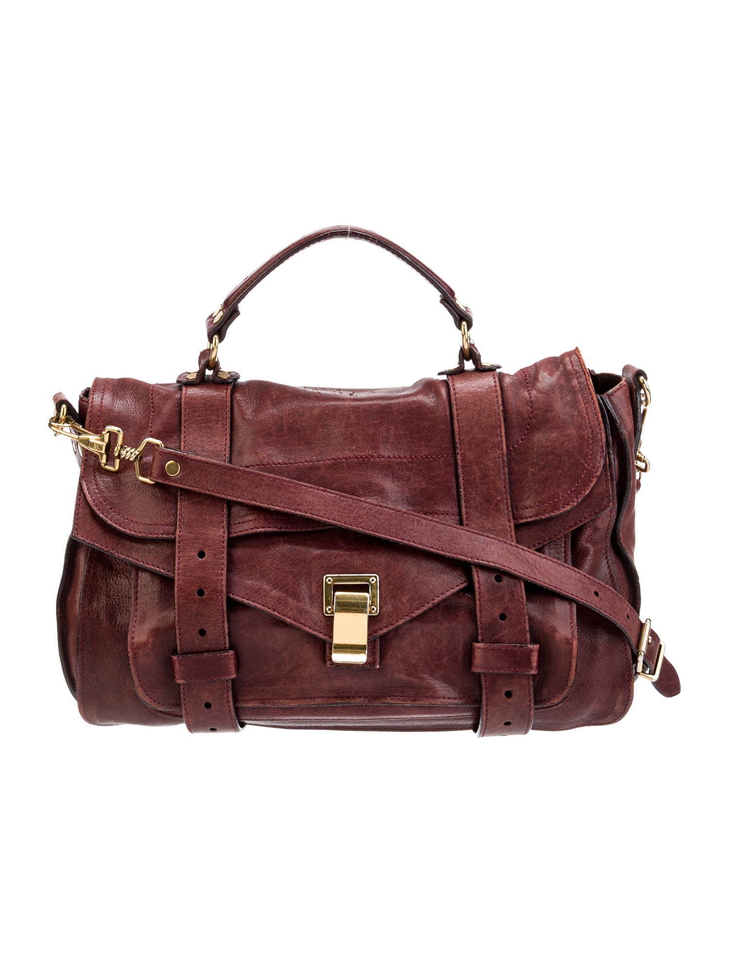 Proenza Schouler Leather Messenger Bag