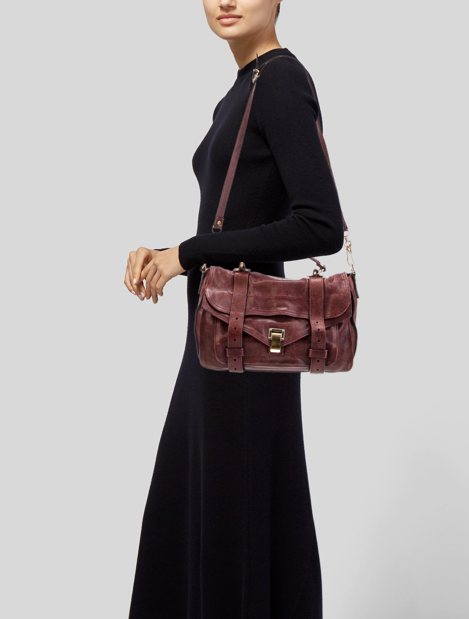 Proenza Schouler Leather Messenger Bag