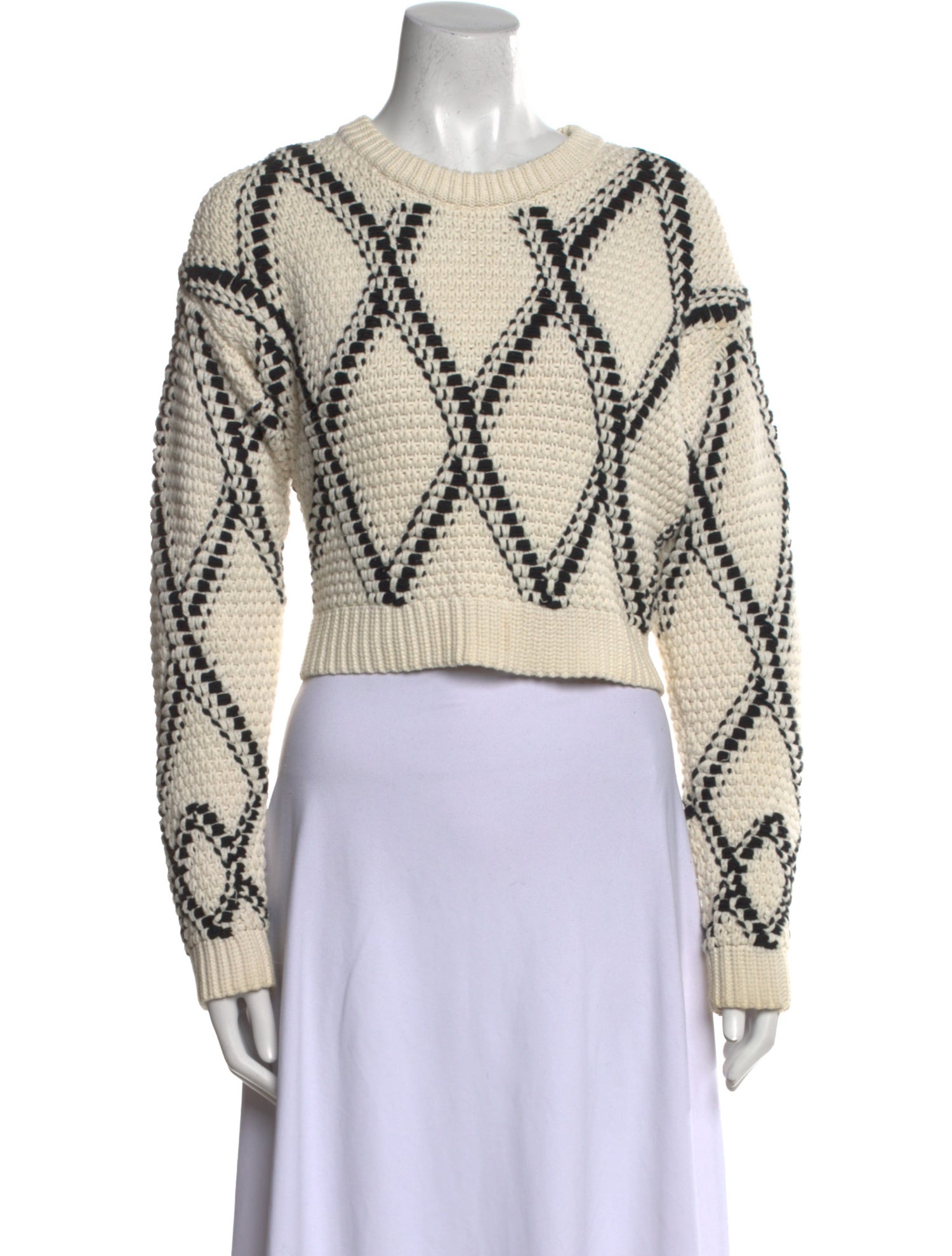 Proenza Schouler Printed Crew Neck Sweater