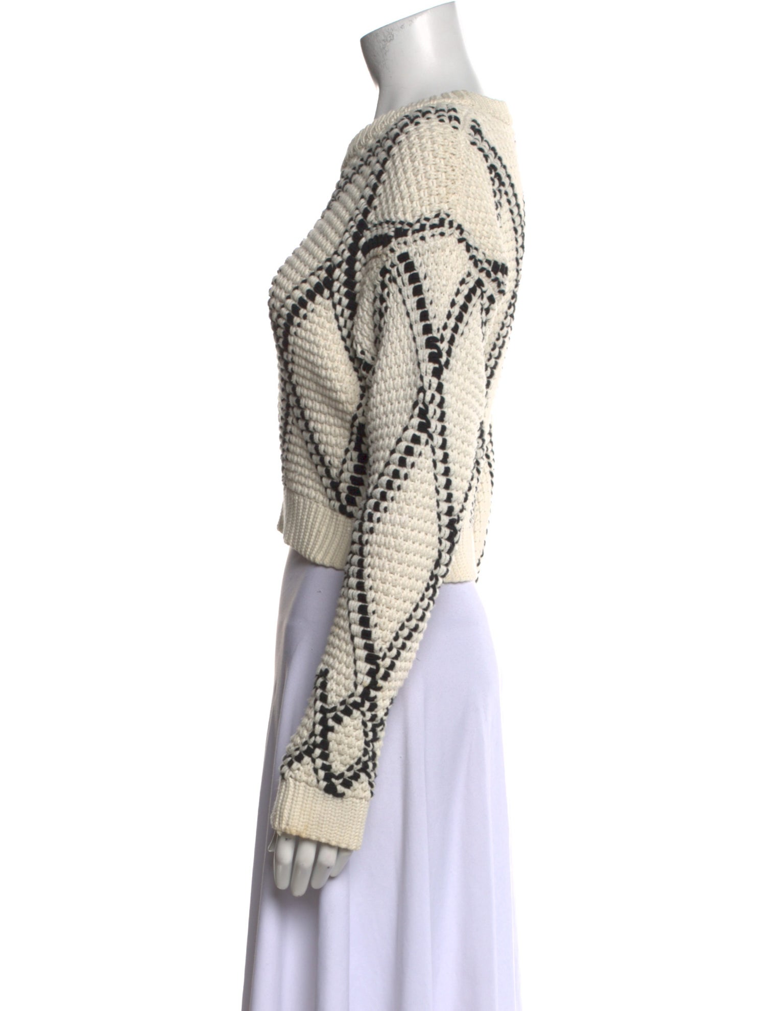 Proenza Schouler Printed Crew Neck Sweater