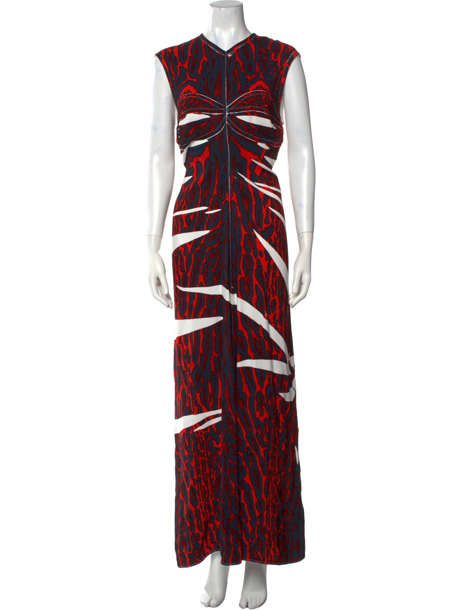 Proenza Schouler Printed Long Dress w/ Tags