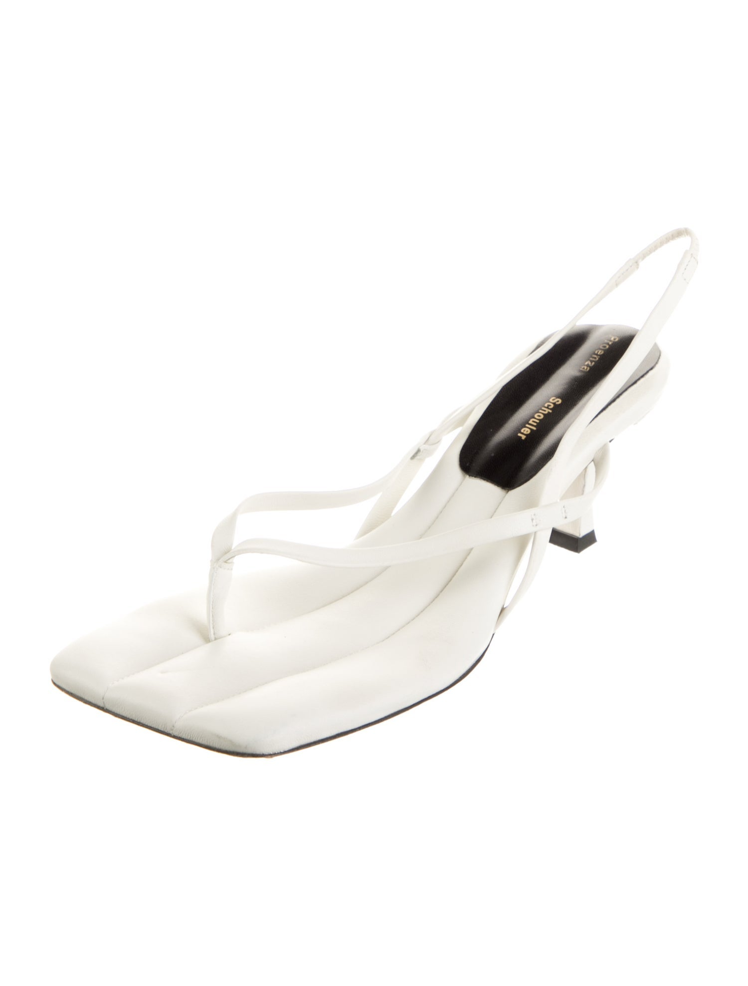 Proenza Schouler Leather Slingback Sandals
